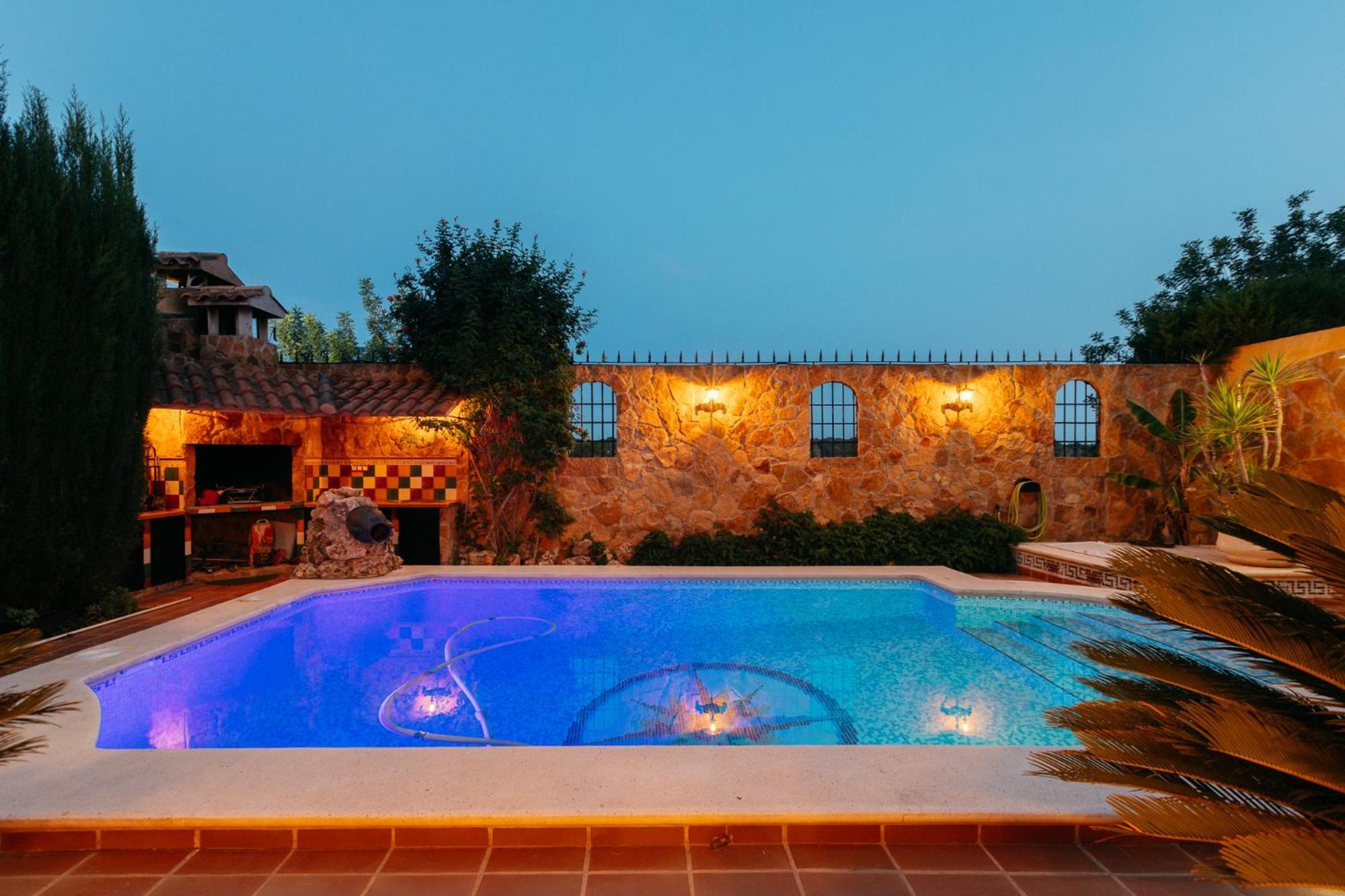Chalet, Villa Rodeada De Naturaleza Piscina A Doce Klm De Valencia Y 7 Del Aeropuerto Exteriör bild